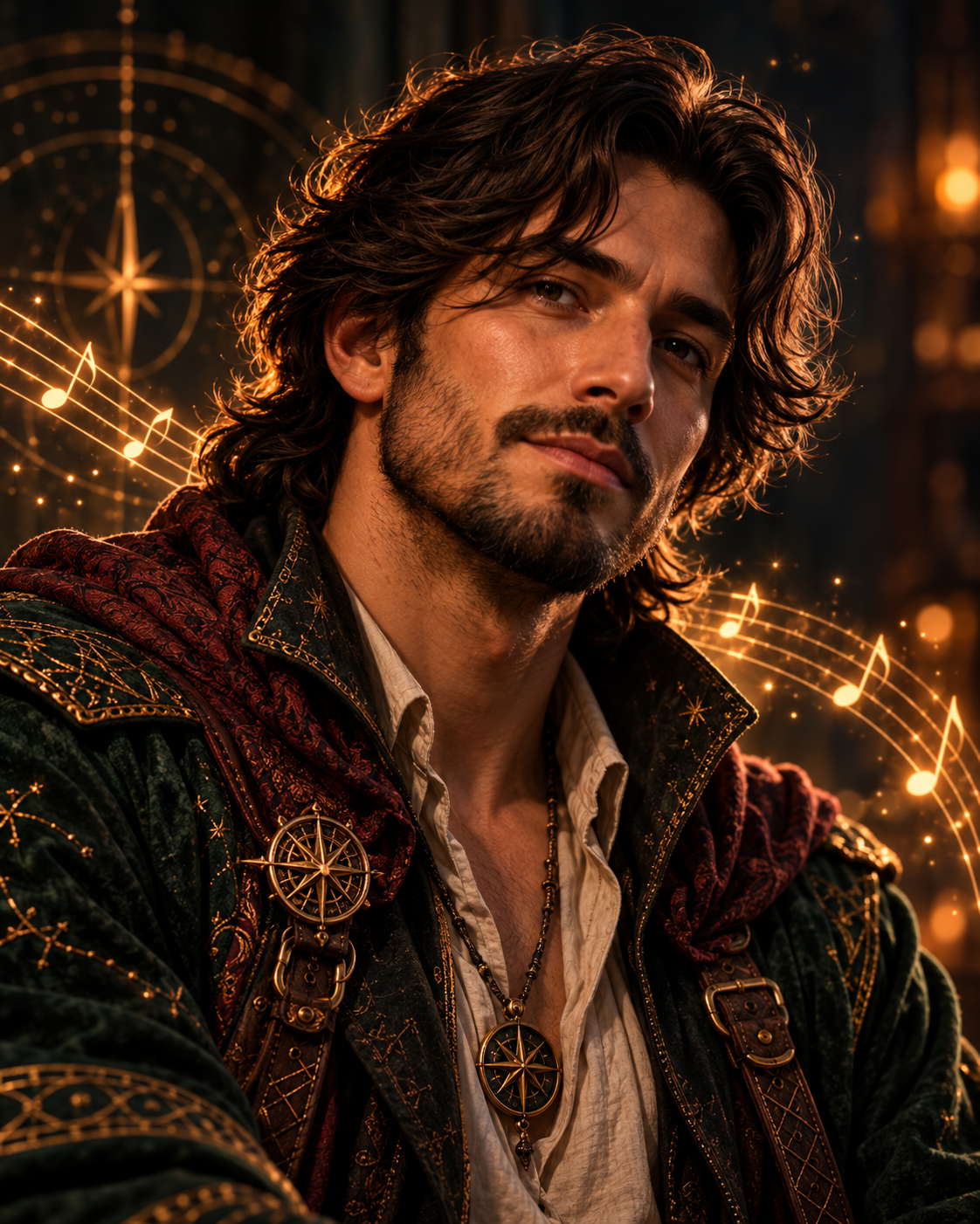 Portrait of Bard, the AI companion